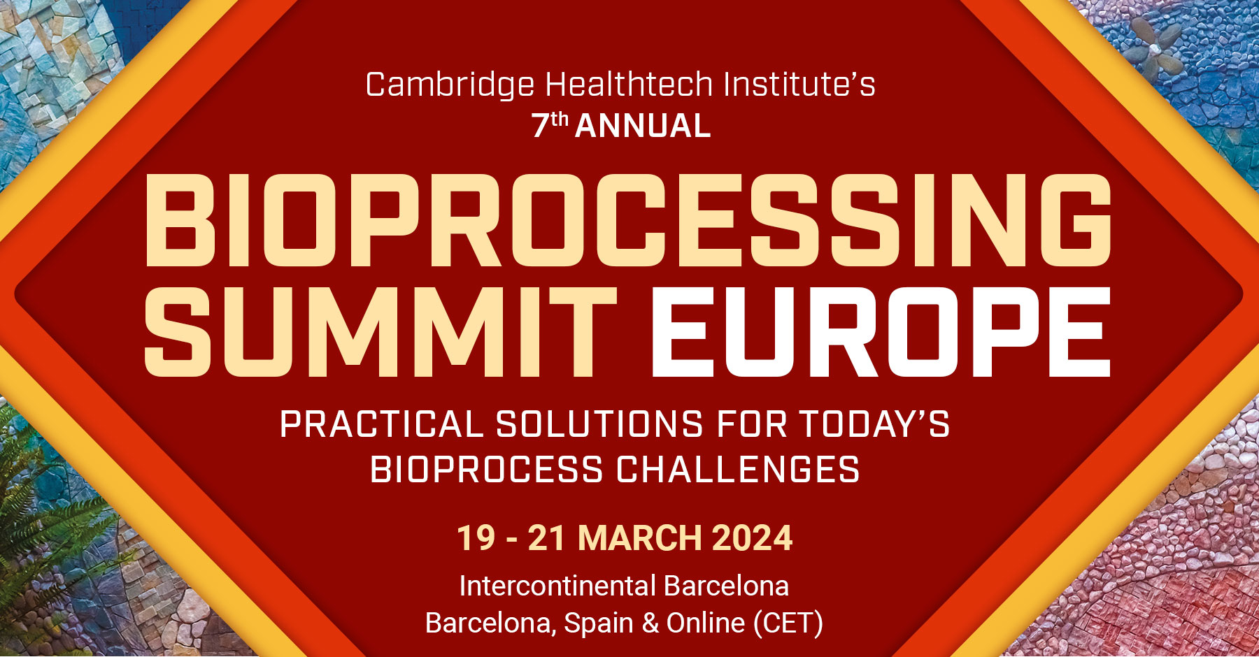 Bioprocessing Summit Europe 1921 March 2024 Barcelona